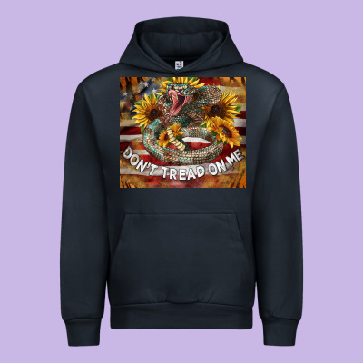Rattle Snake Don't Tread On Me Tumbler Urban Hoodie Designed By Barkaloodesign