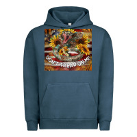 Pigment Midnight Navy rattle snake don't tread on me tumbler Urban Hoodie - BarkalooDesign