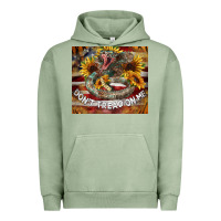 Pigment Oil Green rattle snake don't tread on me tumbler Urban Hoodie - BarkalooDesign