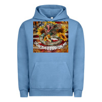 Pigment Pebble Blue rattle snake don't tread on me tumbler Urban Hoodie - BarkalooDesign