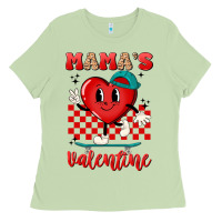 Matcha skater heart valentines day art Ladies Tee - LillyAllenDesigns