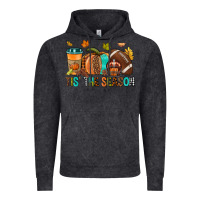 Vintage Black Tis' the season Fall Vintage Hoodie - NancyCooperArtShop