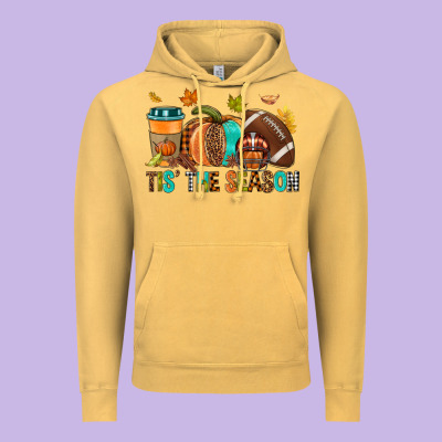 Tis' The Season Fall Vintage Hoodie Designed By Nancycooperartshop