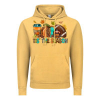 Vintage Mustard Tis' the season Fall Vintage Hoodie - NancyCooperArtShop