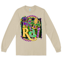 Mushroom mardi gras Long Sleeve Tee - CowGirlArtShop