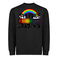 Black Gay pride loading Heavyweight Sweatshirt - FaDigitalArtStudio