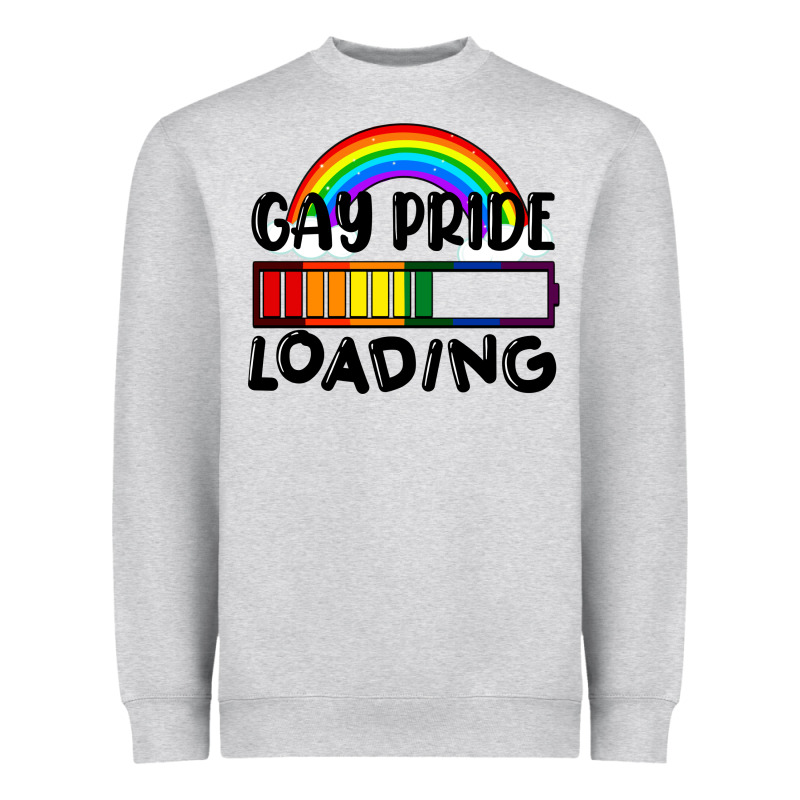 Gay Pride Loading Heavyweight Sweatshirt by FaDigitalArtStudio | Teevron