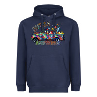 Navy autism avareness Heavyweight Hoodie - SublimationCraftShop