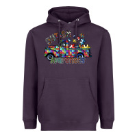 Plum autism avareness Heavyweight Hoodie - SublimationCraftShop
