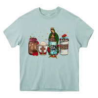 Arona our lady of guadalupe coffee Heavy Core Tee - JahusDesignShop