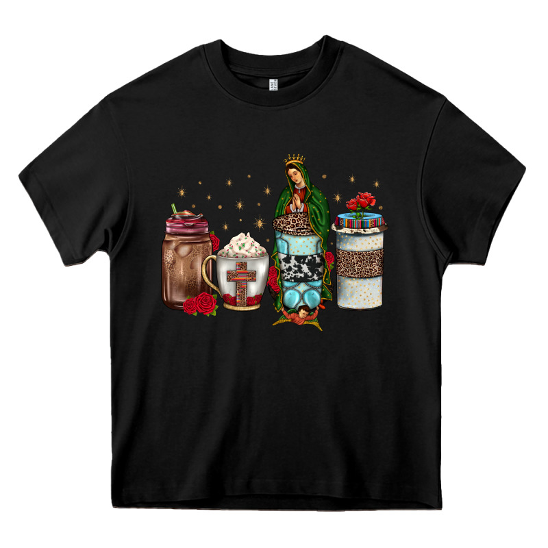 Our Lady Of Guadalupe Coffee Heavy Core Tee by JahusDesignShop | Teevron