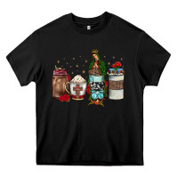 Black our lady of guadalupe coffee Heavy Core Tee - JahusDesignShop