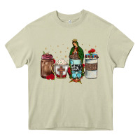 Mossy our lady of guadalupe coffee Heavy Core Tee - JahusDesignShop