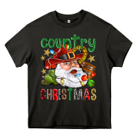 Asphalt Country Christmas Heavy Core Tee - NancyCooperArtShop