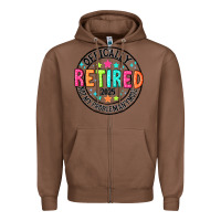 Chestnut Officially Retired 2025 not my problem anymore Zipper Hoodie - CowhideDigitalArt