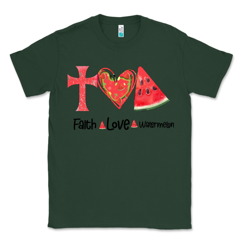 Faith Love Watermelon Classic Tee by Bettercallsaul | Teevron