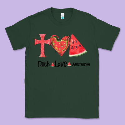 Faith Love Watermelon Classic Tee Designed By Bettercallsaul