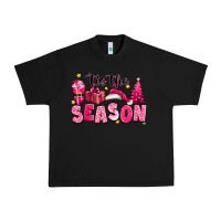 Black Pink 'tis the season Christmas Urban Heavy Tee - texasbilliewilder