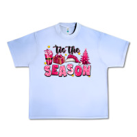 Grape Ice Pink 'tis the season Christmas Urban Heavy Tee - texasbilliewilder