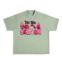 Oil Green Pink 'tis the season Christmas Urban Heavy Tee - texasbilliewilder
