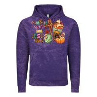 Cloud Purple Pumpkin spice and Jesus christ Vintage Hoodie - NancyCooperArtShop