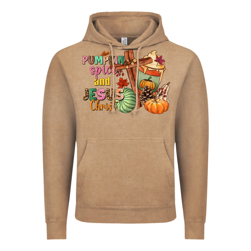Pumpkin Spice And Jesus Christ Vintage Hoodie by NancyCooperArtShop | Teevron