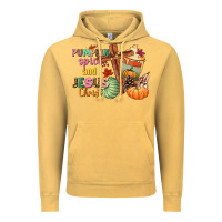 Vintage Mustard Pumpkin spice and Jesus christ Vintage Hoodie - NancyCooperArtShop