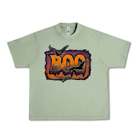 Oil Green boo Urban Heavy Tee - JahusDesignShop