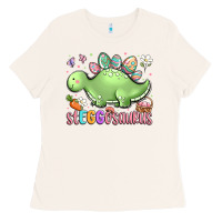 Bone easter stegosaurus delight Ladies Tee - LillyAllenDesigns