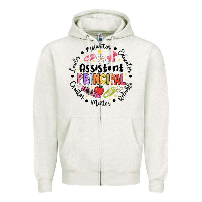 Principal Assistant Zipper Hoodie by CowhideDigitalArt | Teevron