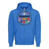 True Royal Principal Assistant Zipper Hoodie - CowhideDigitalArt