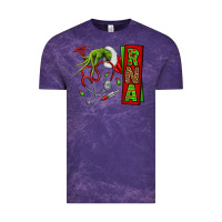 Cloud Purple Christmas Character Vintage Tee - NancyCooperArtShop