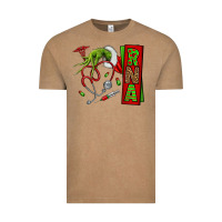 Vintage Coffee Christmas Character Vintage Tee - NancyCooperArtShop