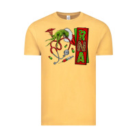 Vintage Mustard Christmas Character Vintage Tee - NancyCooperArtShop