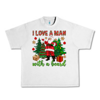 I Love A Man With A Beard Christmas Urban Heavy Tee | Teevron