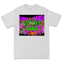 Dove Grey spooky mama tumbler Premium Tee - BundleAndBundleShop