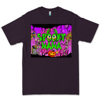 Plum spooky mama tumbler Premium Tee - BundleAndBundleShop
