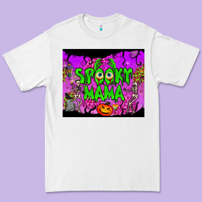 Spooky Mama Tumbler Premium Tee Designed By Bundleandbundleshop