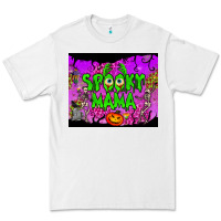 White spooky mama tumbler Premium Tee - BundleAndBundleShop