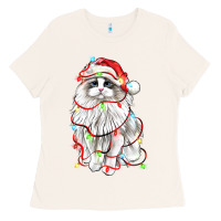 Bone christmas ragdoll cat Ladies Tee - LillyAllenDesigns