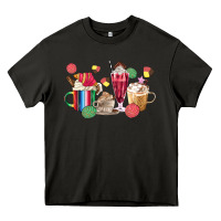 Asphalt mexico dessert coffee cups Heavy Core Tee - MaliasSmallBusiness