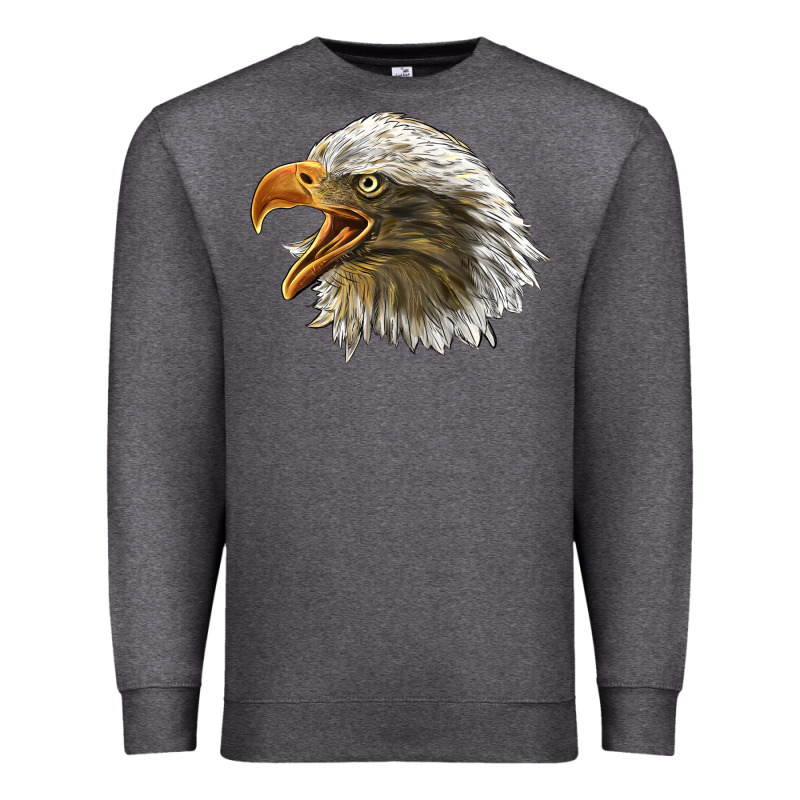 Bald Head Eagle Premium Sweatshirt by LillyAllenDesigns | Teevron