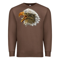 Chestnut Bald Head Eagle Premium Sweatshirt - LillyAllenDesigns