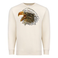 Sandshell Bald Head Eagle Premium Sweatshirt - LillyAllenDesigns
