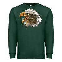 Sports Green Bald Head Eagle Premium Sweatshirt - LillyAllenDesigns