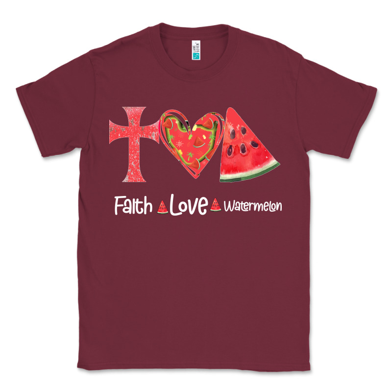 Faith Love Watermelon Classic Tee by Bettercallsaul | Teevron
