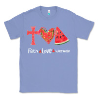 Colony Blue Faith Love Watermelon Classic Tee - Bettercallsaul