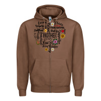 Chestnut Mother Zipper Hoodie - CowhideDigitalArt