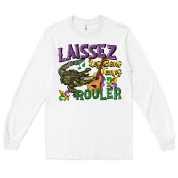 White laissez les bons temps rouler Long Sleeve Tee - CowGirlArtShop