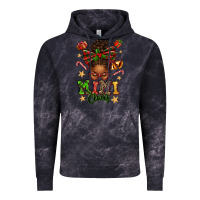Cloud Black mimi claus afro messy bun Vintage Hoodie - texasbilliewilder
